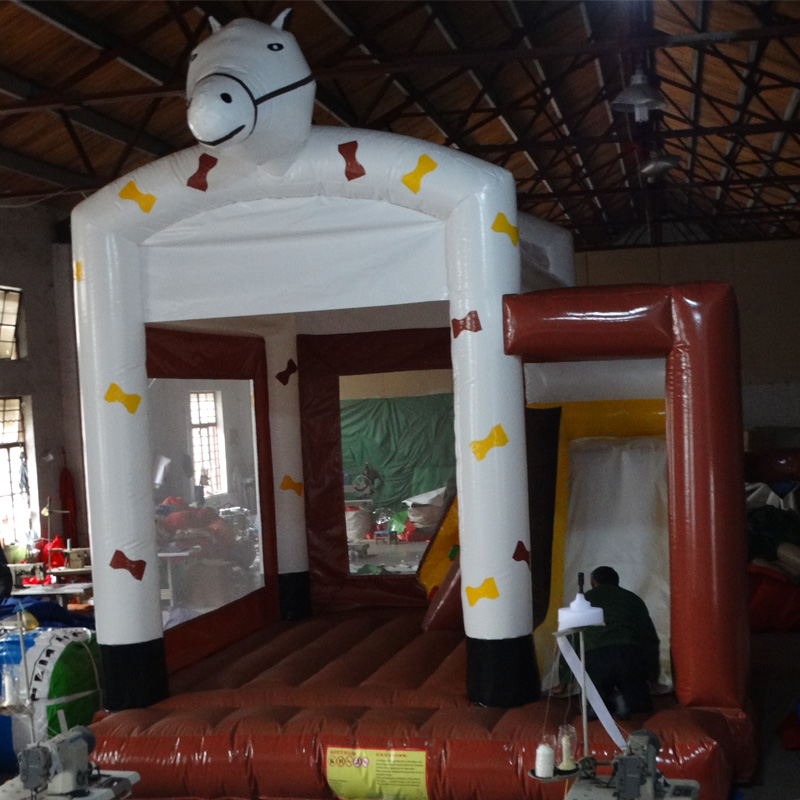 Bouncy Castle House,Bounce House With Slide XZ-BH-4287