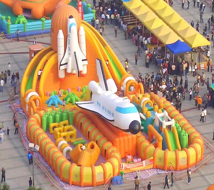 Inflatable Funcity jumping bouncy Obstacle inflatable outdoor playground XZ-BH-4815