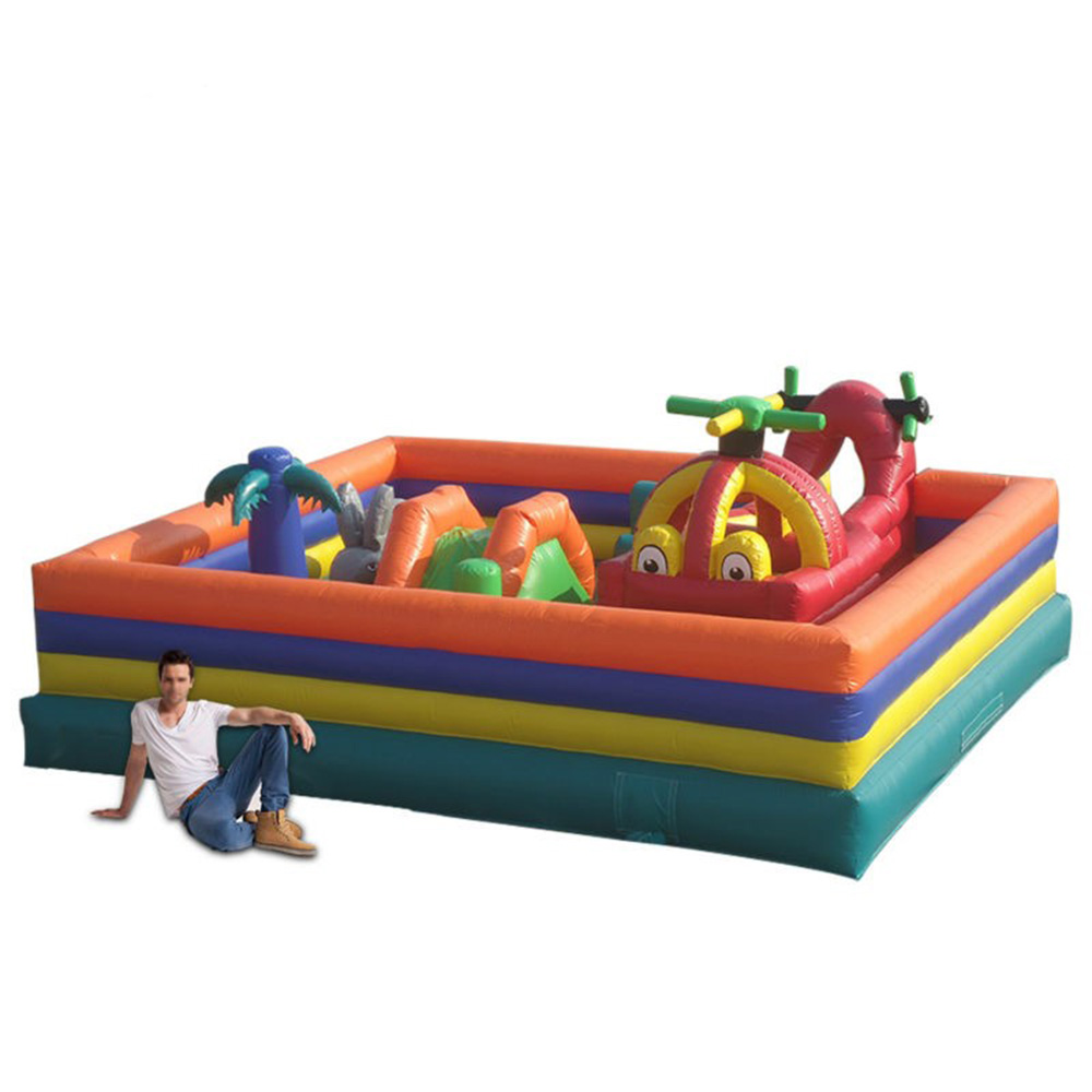 Inflatable Funcity jumping bouncy Obstacle inflatable outdoor playground XZ-BH-4817
