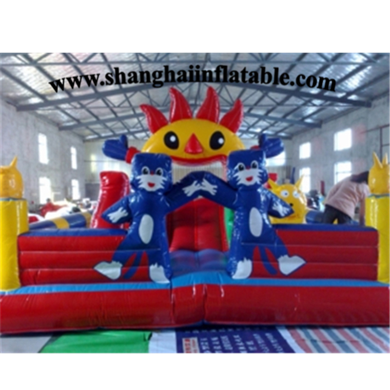 Inflatable Funcity jumping bouncy Obstacle inflatable outdoor playground XZ-BH-4822