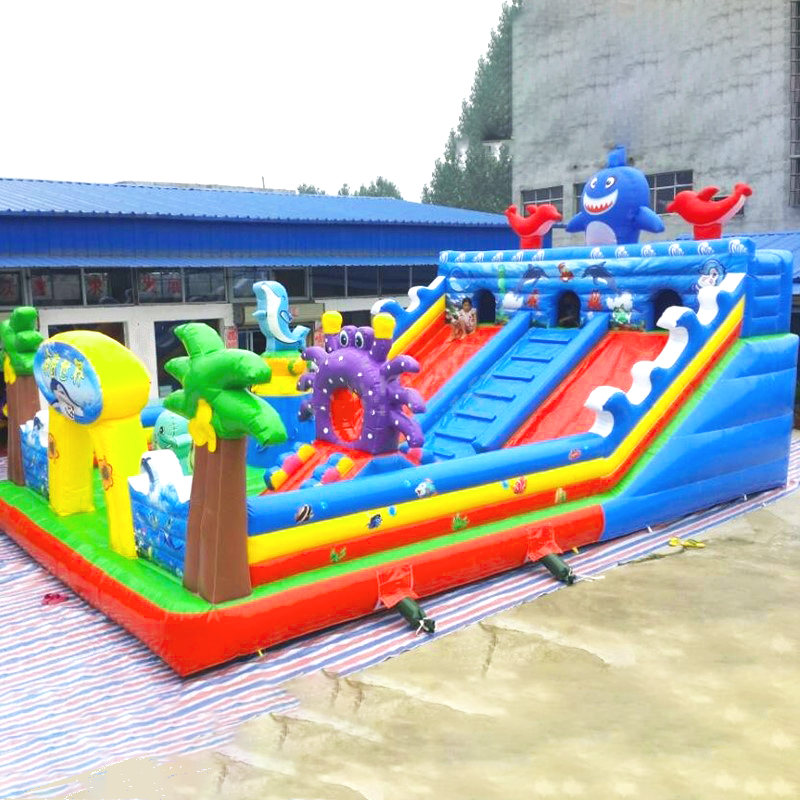 Inflatable Funcity jumping bouncy Obstacle inflatable outdoor playground XZ-BH-4837